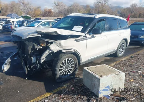 2021 Lincoln Aviator Reserve из США, поврежденный, VIN 5LM5J7XCXMGL16703